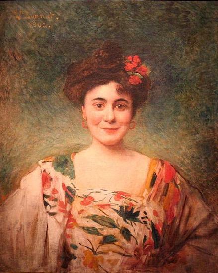 Leon Joseph Florentin Bonnat Portrait de madame Dotezac china oil painting image